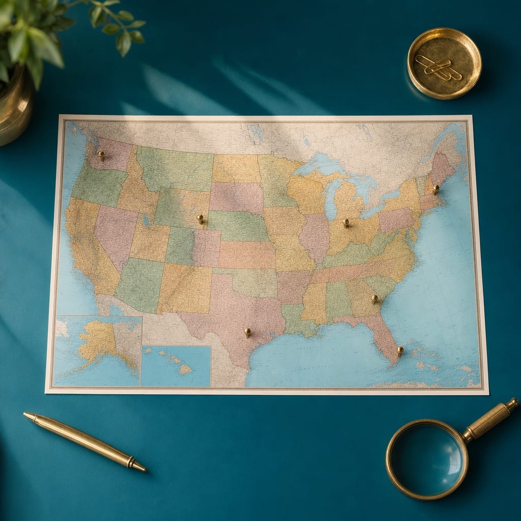 Map of the United States